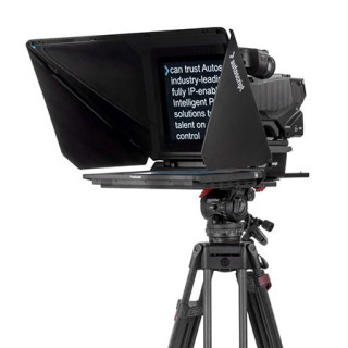 Autoscript EVO-IPS15 - On-camera package with 15" prompt monitor & carbon fibre hood