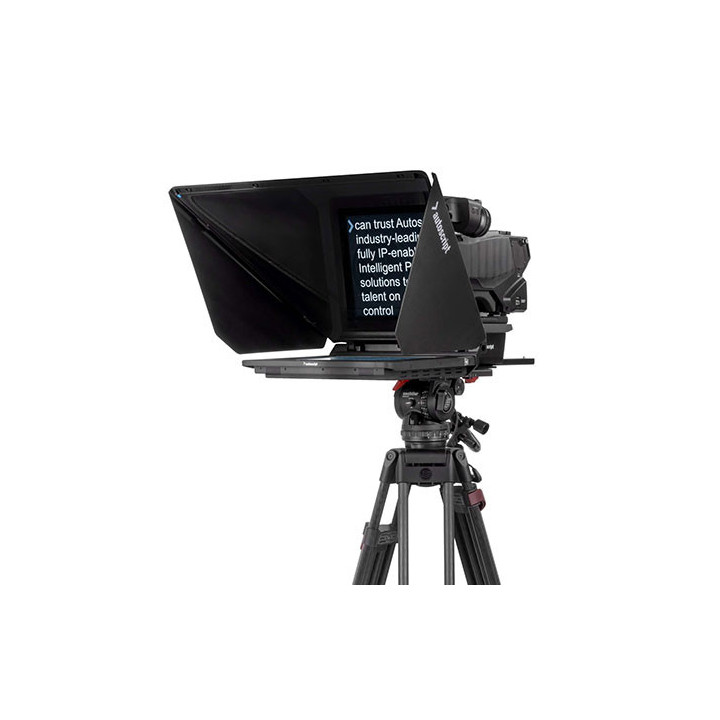 Autoscript EVO-IPS15 - On-camera package with 15" prompt monitor & carbon fibre hood