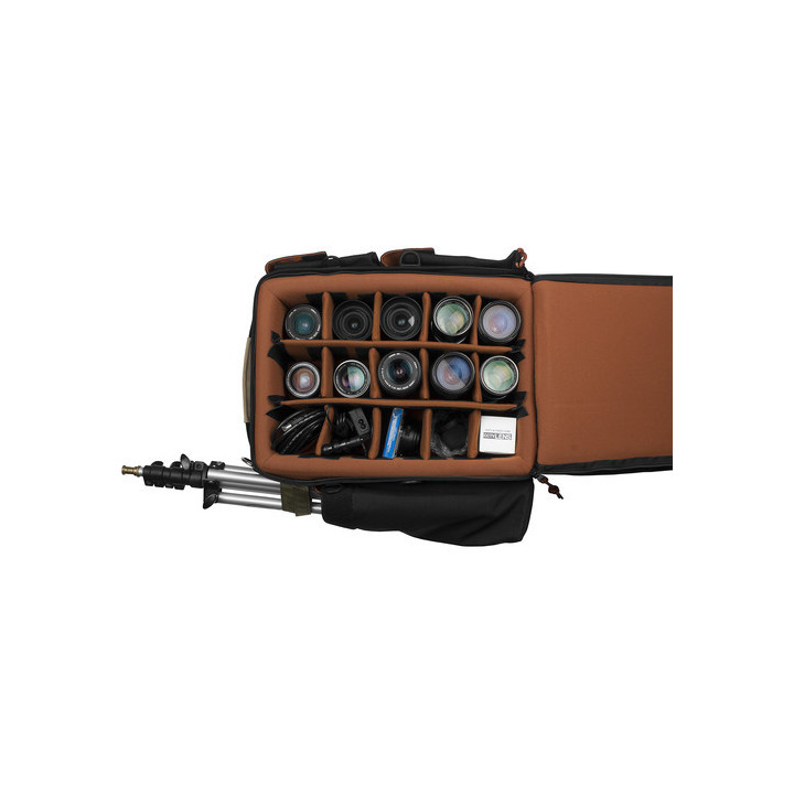 Portabrace BK-LENS - Rigid-Frame Backpack for Cameras and Multiple Lenses