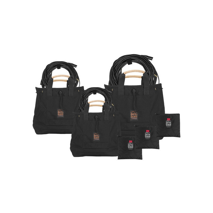 Portabrace CABLE-BAGSET - A set of 3 Cable bags: CABLE-BAG1, CABLE-BAG2, CABLE-BAG3