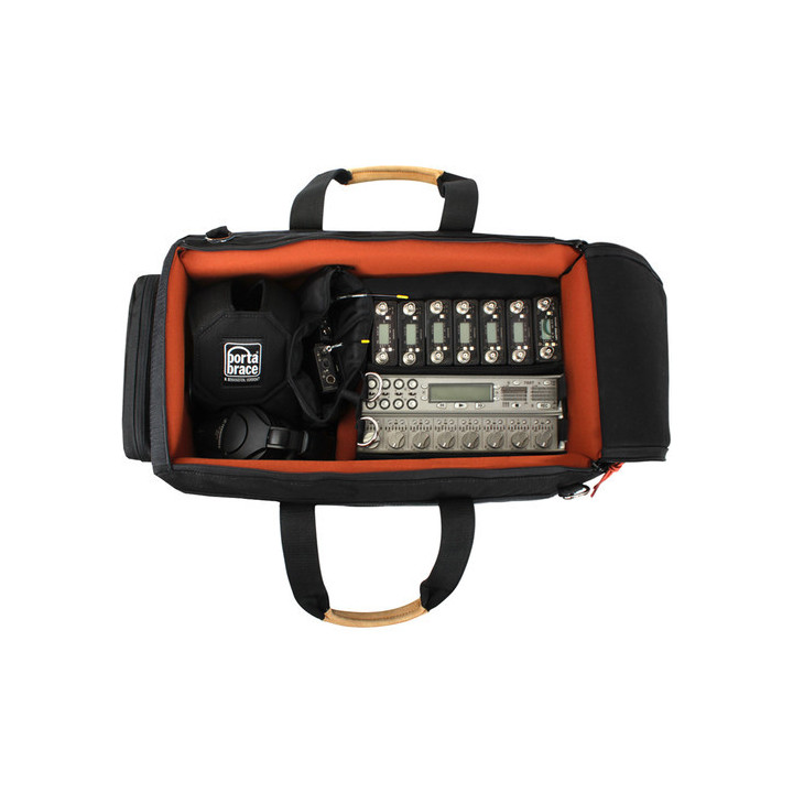 Portabrace CAR-2AUD - Top opening case designed for audio accessories