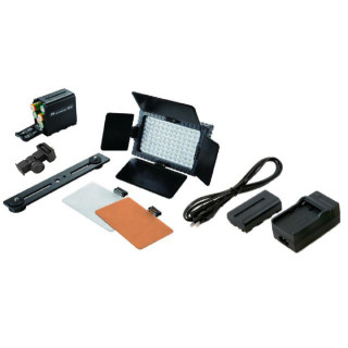 Falcon Eyes 2905953 - LED Lamp Set Dimmable DV-96V-K2 including Battery