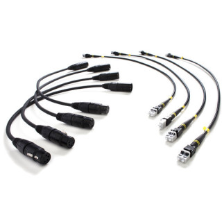 FieldCast c9520 - Patch Cable Set 8 for FC Power Panel One (4 XLR + 4 LC)