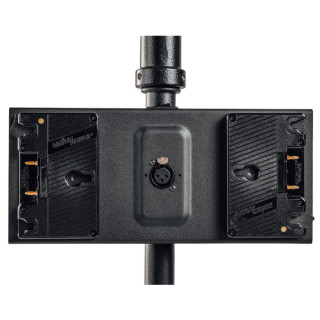 Litepanels 900-3617 - Gemini Dual Battery Bracket - Gold Mount