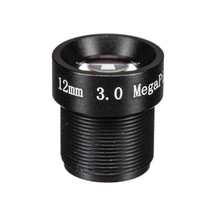 Marshall CV-4712.0-3MP - 12mm F1.8 3MP M12 Mount Lens (AOV approx. 33°)
