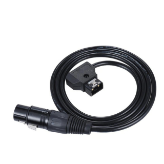Arri K2.0021422 - 12V Battery Power Cable, D-Tab, 4pin XLR, 1,5m/5ft