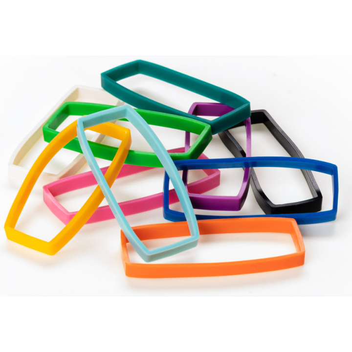 Tentacle A10 - SYNC E Silicone Bands RAINBOW SET and Clamps