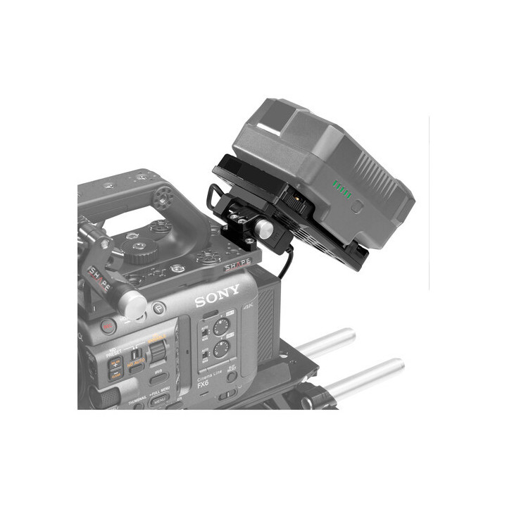Shape GBFX6 - Sony FX6 Gold Mount pivoting battery plate
