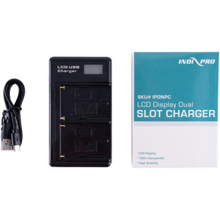Indipro INPFDC2 - NP-F Series Dual Battery Charger
