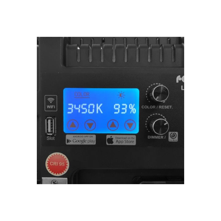 Falcon Eyes 2906109 - Wi-Fi Bi-Color Soft LED Lamp Dimmable LPW-150TD on 230V