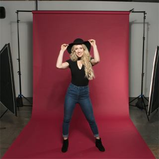 Falcon Eyes 585027 -  Superior Background Paper 27 Flame 27 1.35x11 m