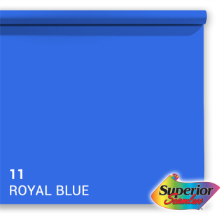 Falcon Eyes 585011 - Superior Background Paper 11 Royal Blue Chroma 1.35 x 11