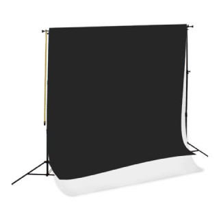 Falcon Eyes 296813 - Background System SPK-2 with 2 Rolls Black/White 1.35x11 m