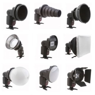 Falcon Eyes 299515 - Universal Speedlite Flash Gun Strobist Set SGA-K9