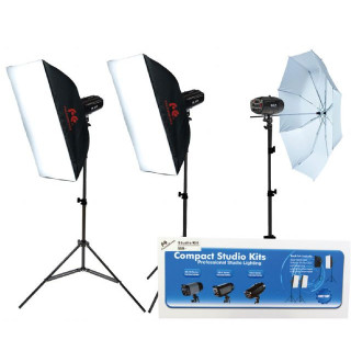 Falcon Eyes 2085 - Studio Flash Set SSK-3200D with Bag with Trigger set
