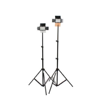 Falcon Eyes 2204 - LED Lamp Set Dimmable DV-160V with lightstands