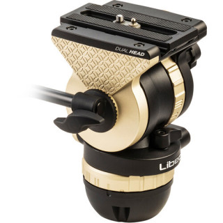 Libec NH30 - 75mm ball and flat base video head with a pan handle