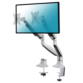 Kimex 015-2502 - Full Motion Desktop Stand for 2 PC Monitors 13"-32"