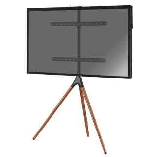 Kimex 030-4164 - Easel Stand for 45 "- 65" Black/Walnut TV