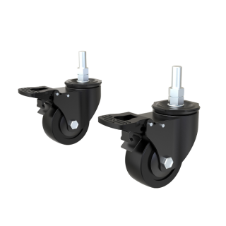 Kimex 031-1004 - Set of 2 M12 Castors for 031 Range TV Stand