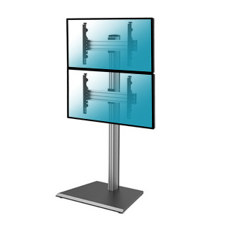 Kimex 031-1200K1 - Floor Stand for 2 40"-65" LCD LED TV Screens