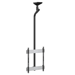Kimex 031-4101K2 - Ceiling Support for 1 TV Screen Portrait Mode 65"-75" Height 225 cm