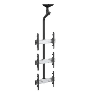 Kimex 031-4301K1 - Ceiling Support for 3 Tv Screens 43"-55", Height 225cm