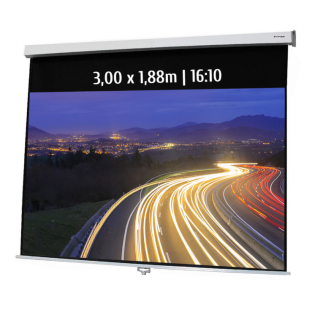 Kimex 041-3438 - Manual Projection Screen 3.00x1.88m 16:10