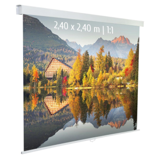 Kimex 041-3625 - Manual Projection Screen 2.40x2.40m 1: 1