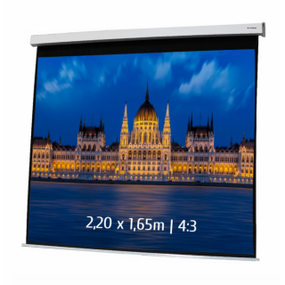Kimex 042-3404 - Motorized Projection Screen 2.20x1.65m 4: 3