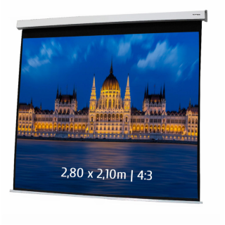 Kimex 042-3407 - Motorized Projection Screen 2.80x2.10m 4: 3