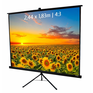 Kimex 043-2005 - Projection Screen Tripod 2.44x1.83m 4: 3