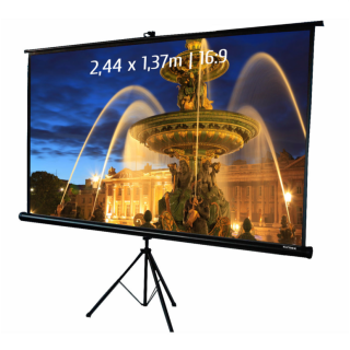 Kimex 043-2015 - Projection Screen Tripod 2.44x1.37m 16: 9