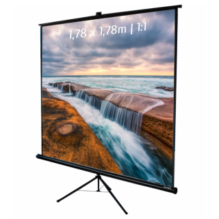 Kimex 043-2023 - Projection Screen Tripod 1.78x1.78m 1: 1