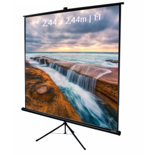Kimex 043-2025 - Projection Screen Tripod 2,44x2,44m 1: 1