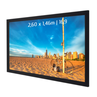 Kimex 044-3015 - Projection Screen on Frame 2.60x1.46m 16: 9