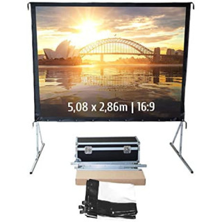 Kimex 046-1019K - Projection Screen 5.08x2.86m 16: 9 Front Canvas