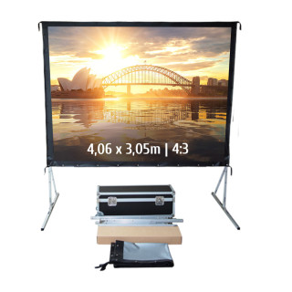 Kimex 046-2008K - Projection Screen 4.06x3.05m 4: 3 Rear Canvas