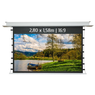 Kimex 048-5016W - Built-in Tensioned Motorized Projection Screen 2.80x1.58m 16: 9 Wi-Fi