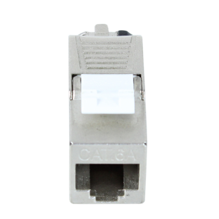 Kimex 068-0002 - RJ45 Cat.6a 100% Shielded Keystone Socket with Locking