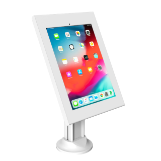 Kimex 091-0007 - Table Support for Tablet, 30cm to Screw, White