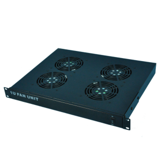 Kimex 110-0174 - 4 Fan Unit for 19" 1U Rack and Patch Bay