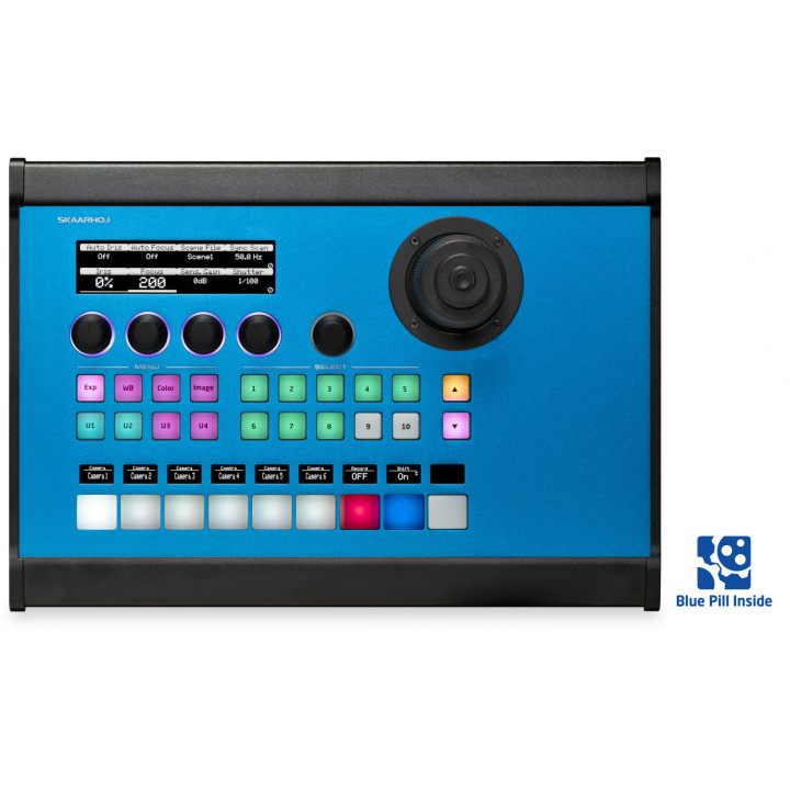 Skaarhoj PTZ-PRO-J-V2B - PTZ Pro w/Hall Effect Joystick and Blue Pill Inside