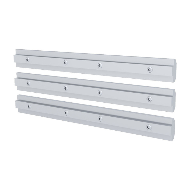 Kimex 031-1033 - Set of 3 Connectors for Aluminum Profile, Range 031