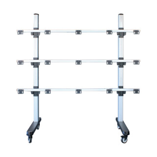 Kimex 031-5001K1 - LED Support on Foot 2x1.5m Center Distance 30mm