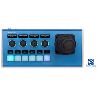 Skaarhoj PTZ-FLY-J-V1B - PTZ Fly w/Hall Effect Joystick and Blue Pill inside