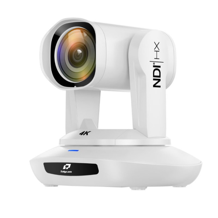 Telycam TLC-300-IP-12-4K(NDI)-ABW - Vision+ 4KN 12X , DI|HX SDK, 12X 4K HD PTZ Video Camera, White