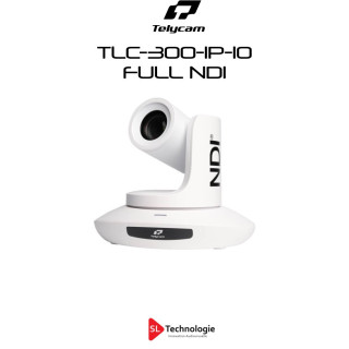 Telycam TLC-300-IP-10-FNDI-W - Vision+ FN 10X ,  Professional PTZ Broadcast And Live Streaming Camera, White