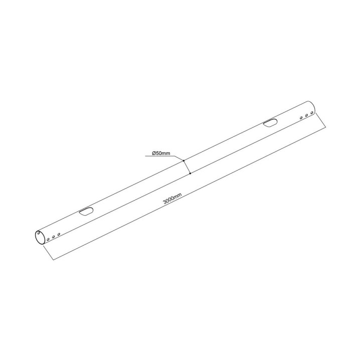 Kimex 032-1013 - Column for TV support Range 032, Height 300cm