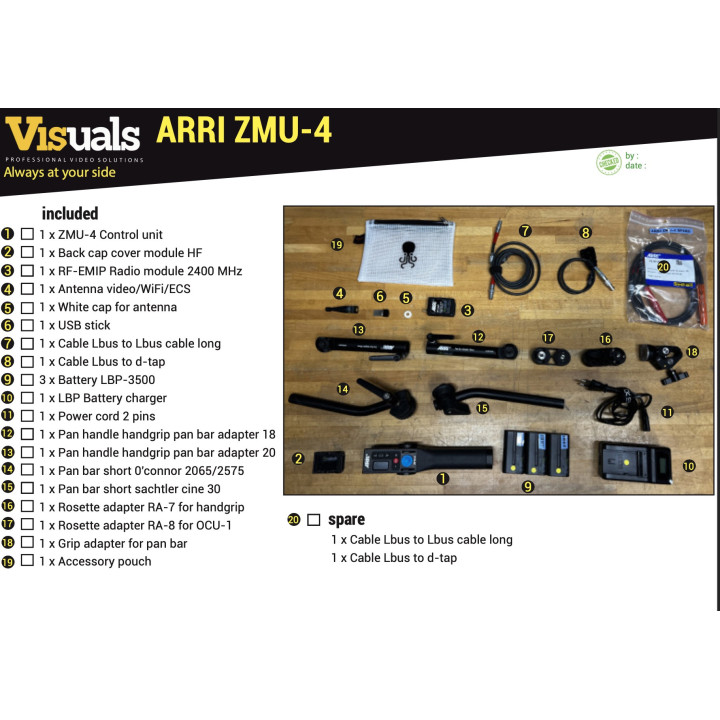 Arri KK.0043770 - ZMU-4 Zoom Main Unit Basic Set